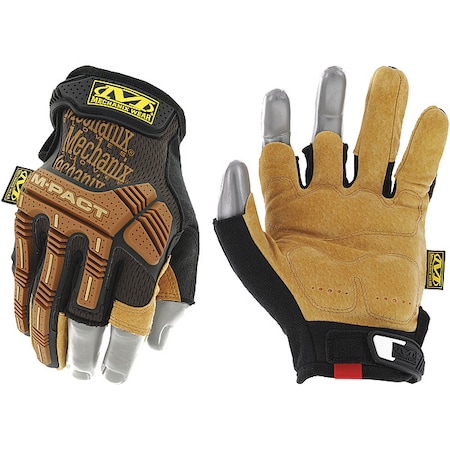 Mechanix Wear LFR-75 Mechanics Gloves, Leather Palm, TrekDry Back, 12, Brown LFR-75-012