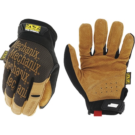 Mechanix Wear LMG-75 Mechanics Gloves, Leather Palm, TrekDry Back, 10, Brown LMG-75-010