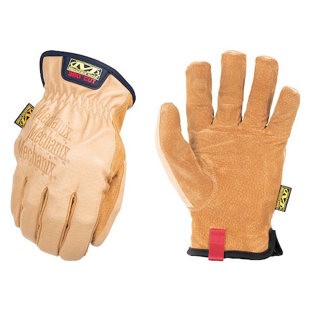 Mechanix Wear LD-C75 Mechanics Gloves, Leather Palm, Tan Pigskin Back, 11, Tan LD-C75-011