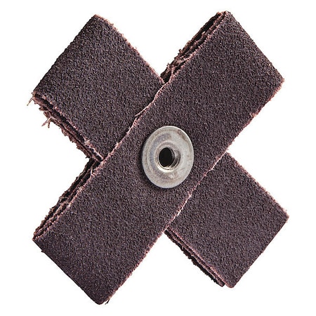 Merit Cross Pad, Aluminum Oxide, 80 Grit, Coated Type, R228 08834182140