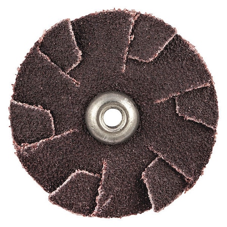 Merit Overlap Slotted Disc, 1-1/2" Dia, Aluminum Oxide, 80 Grit, Coated Type, R228 08834184079