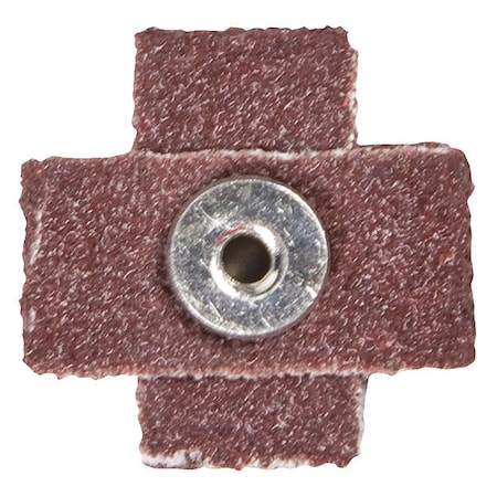 Merit Cross Pad, Aluminum Oxide, 80 Grit, Coated Type, R228 08834185519