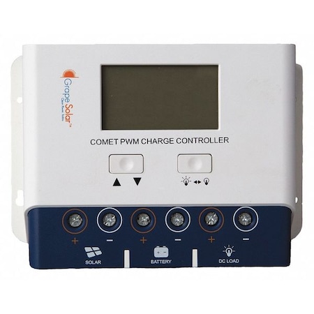 Grape Solar Charge Controller, 40A Max. Current GS-PWM-COMET-40