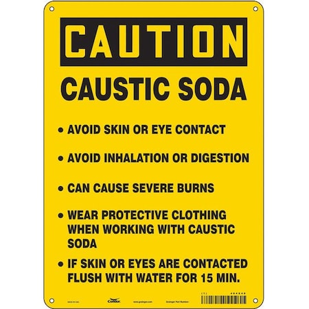 Condor Safety Sign, 14 in Height, 10 in Width, Polyethylene, Vertical Rectangle, English, 464X48 464X48