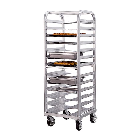 New Age Industrial Stepped Angle Pan Rack 4640