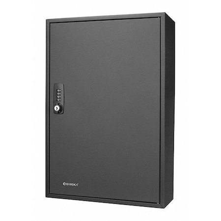 Barska Key Cabinet, Steel, Black, 200 Key Capacity CB13266