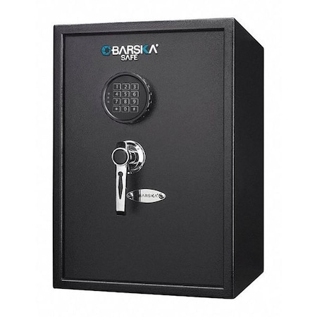 Barska Security Safe, 1.54 cu ft, 45.4 lb, Not Rated Fire Rating AX13098