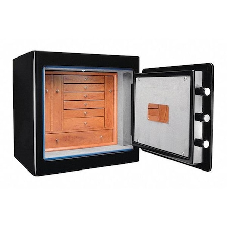 Barska Security Safe, 1.01 cu. ft., 117 lb., 1/2 hr. Fire Rating AX13036