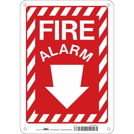 Condor Safety Sign, 10" Wx14" H, 0.055" Thickness 465N81
