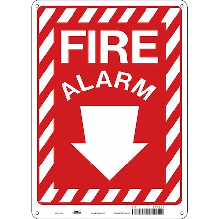 Zoro Select Safety Sign, 3-1/2" Wx14" H, 0.032" Thick 465N84