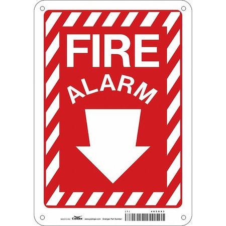 Condor Safety Sign, 10 in Height, 7 in Width, Vinyl, Horizontal Rectangle, English 465N93