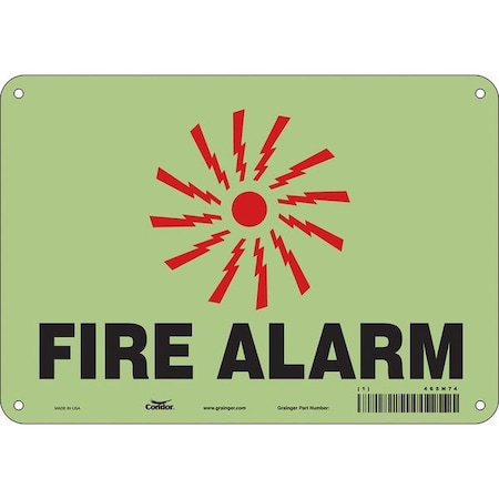 Condor Safety Sign, 7 in Height, 10 in Width, Polyethylene, Vertical Rectangle, English 465N74