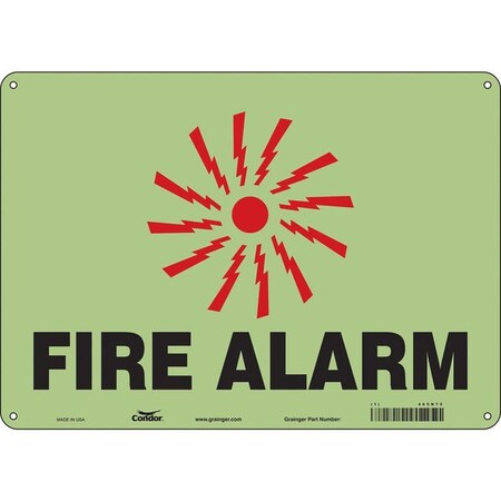 Condor Safety Sign, 10" Wx14" H, 0.032" Thickness 465N75