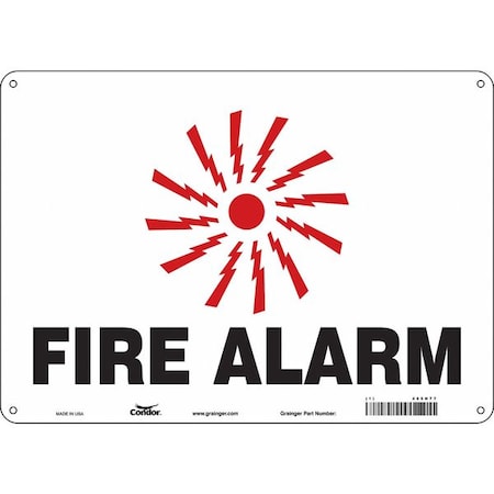 Condor Safety Sign, 10" Wx14" H, 0.060" Thickness 465N77
