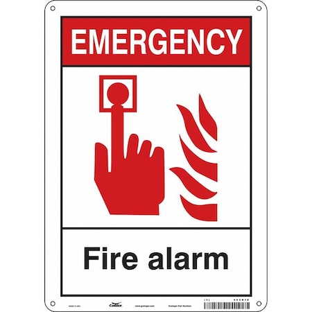 Condor Safety Sign, 10" Wx14" H, 0.032" Thickness 465N18