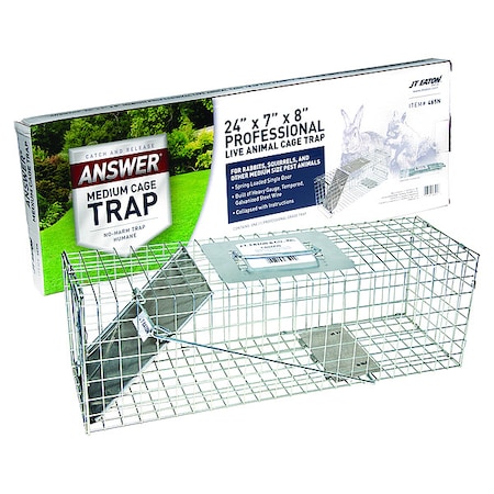 Jt Eaton Live Animal Trap, 24in L x 7in W x 8in H 465N