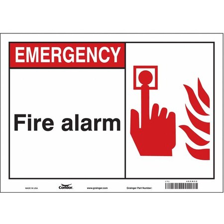 Condor Safety Sign, 9" Wx12" H, 0.032" Thickness 465N32