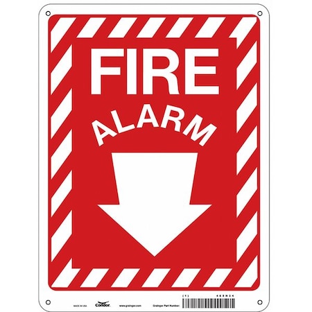 Condor Safety Sign, 12 in Height, 9 in Width, Aluminum, Horizontal Rectangle, English 465N34