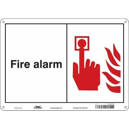 Condor Safety Sign, 10" Wx7" H, 0.010" Thickness 465N40