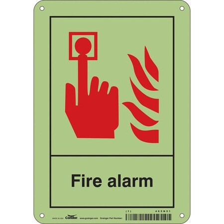 Condor Safety Sign, 14" Wx10" H, 0.055" Thickness 465N51
