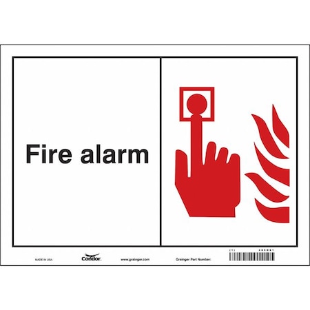 Condor Safety Sign, 14" Wx10" H, 0.055" Thickness 465N61