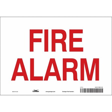Condor Safety Sign, 10" Wx7" H, 0.070" Thickness 465N68