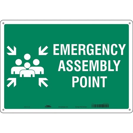 Condor Safety Sign, 20" Wx14" H, 0.055" Thickness 465P82