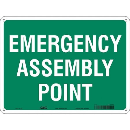 Condor Safety Sign, 24" Wx18" H, 0.055" Thickness 465P73