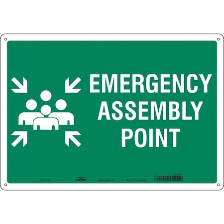 Condor Safety Sign, 20" Wx14" H, 0.032" Thickness 465P76