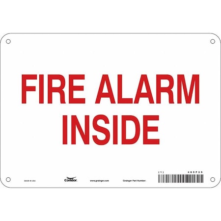 Condor Safety Sign, 10" Wx7" H, 0.004" Thickness 465P26