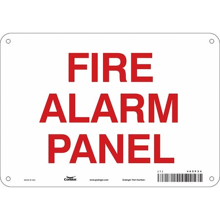 Condor Safety Sign, 7 in Height, 10 in Width, Polyethylene, Vertical Rectangle, English 465P34