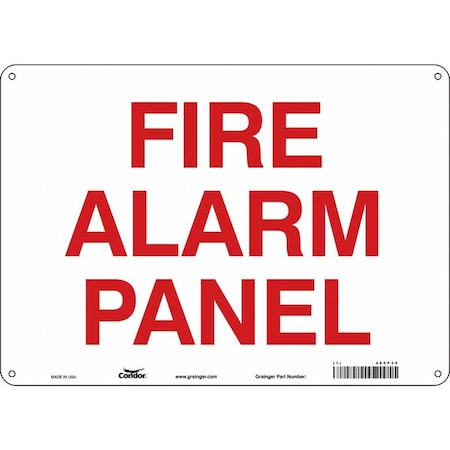 Condor Safety Sign, 10 in Height, 14 in Width, Polyethylene, Horizontal Rectangle, English, 465P35 465P35