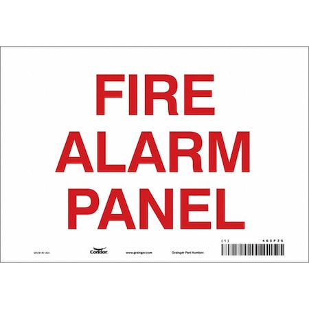 Condor Safety Sign, 10"W x 7"H, 0.004" Thickness 465P36