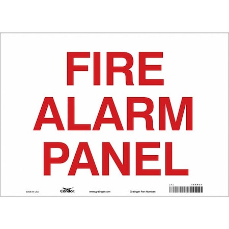 Condor Safety Sign, 14"W x 10"H, 0.004" Thickness 465P37