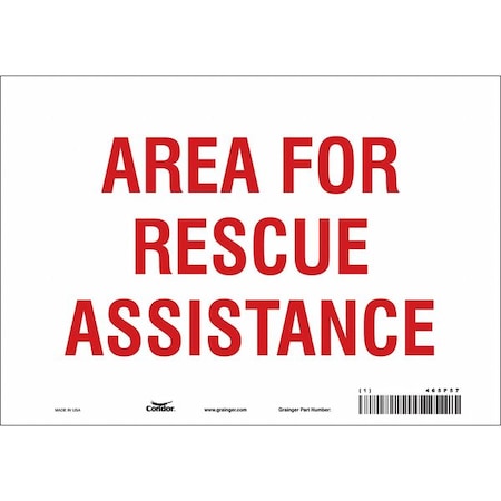 Condor Safety Sign, 7 in Height, 10 in Width, Vinyl, Vertical Rectangle, English 465P57