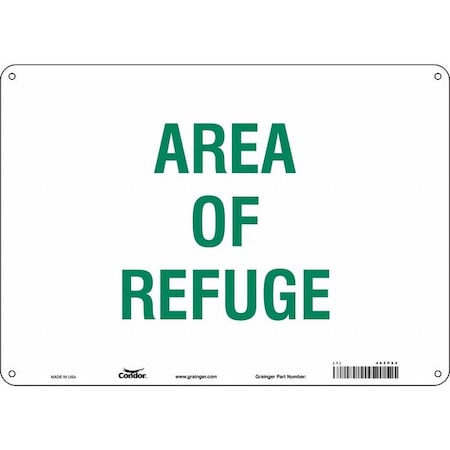 Condor Safety Sign, 14" Wx10" H, 0.055" Thickness 465P62