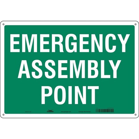Condor Safety Sign, 20" Wx14" H, 0.032" Thickness 465P66
