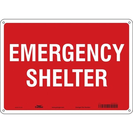 Condor Safety Sign, 14" Wx10" H, 0.032" Thickness 465R31