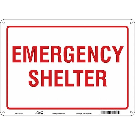 Condor Safety Sign, 14" Wx10" H, 0.055" Thickness 465R42