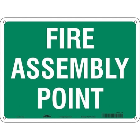Condor Safety Sign, 24" Wx18" H, 0.055" Thickness 465R59