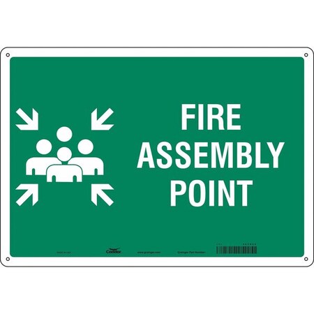 Condor Safety Sign, 20" Wx14" H, 0.032" Thickness 465R62