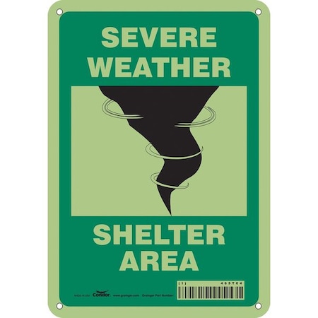 Condor Safety Sign, 7" Wx10" H, 0.070" Thickness 465T04