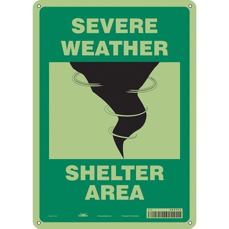 Condor Safety Sign, 10" Wx14" H, 0.070" Thickness 465T05