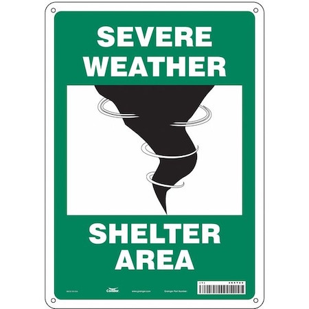 Condor Safety Sign, 14 in Height, 10 in Width, Vinyl, Vertical Rectangle, English 465T09