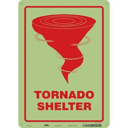 Condor Tornado Shelter, 10 in W x 14 in H, Vertical Rectangle, Polyethylene, 465T32 465T32