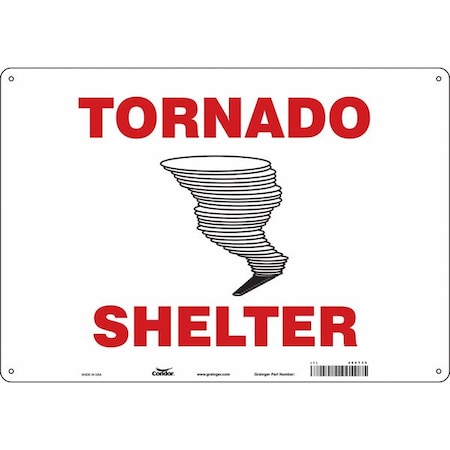 Condor Tornado Shelter, 20 in W x 14 in H, Horizontal Rectangle, Polyethylene, 465T35 465T35