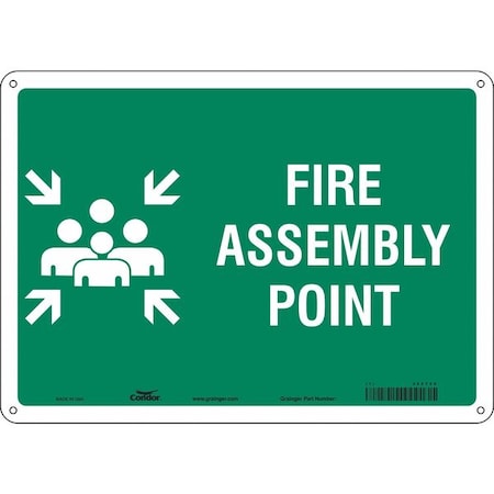 Condor Safety Sign, 14" Wx10" H, 0.032" Thickness 465T59