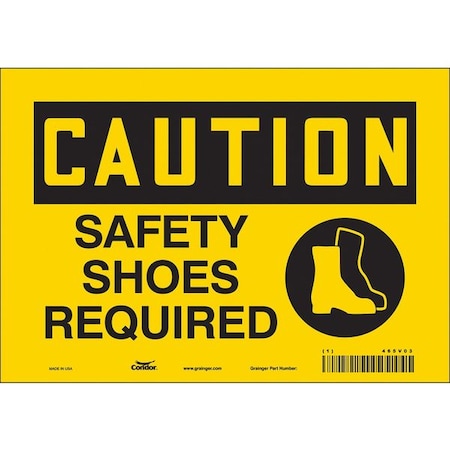 Condor Safety Sign, 7 in Height, 10 in Width, Vinyl, Vertical Rectangle, English, 465V03 465V03