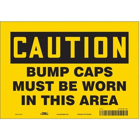 Condor Safety Sign, 7 in Height, 10 in Width, Vinyl, Vertical Rectangle, English, 466K48 466K48
