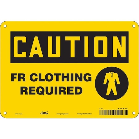 Condor Safety Sign, 7 in Height, 10 in Width, Aluminum, Vertical Rectangle, English, 466P98 466P98